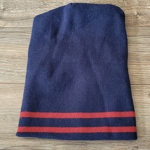 Dark blue and red beanie firs L/XL